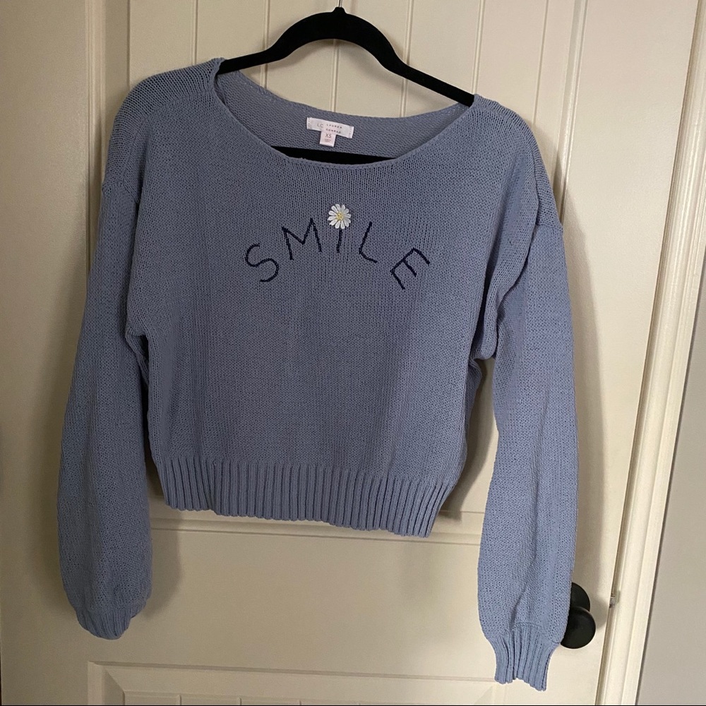 Smile crochet shirt